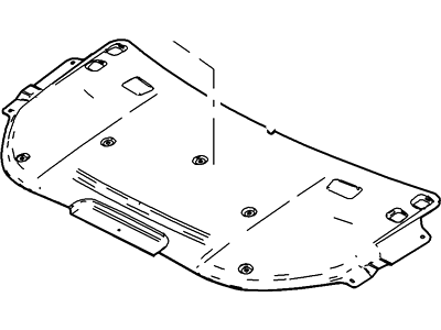 Ford 6F9Z-16738-A Insulator - Hood