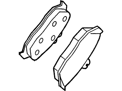 1997 Lincoln Mark VIII Brake Pads - F6SZ-2200-AA