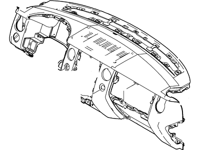 Ford 7L1Z-7804320-BA Panel - Instrument