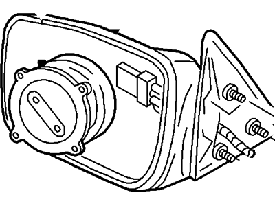 Mercury Mirror Actuator - F6DZ-17D696-A