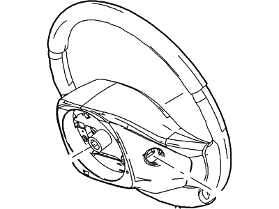 Ford 3W1Z3600CAA Steering Wheel Assembly