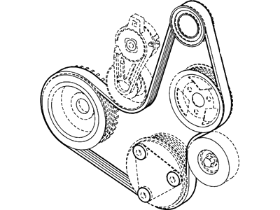 Ford XS4Z-8620-CA V-Belt