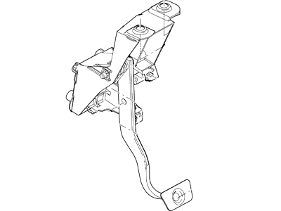 2005 Ford Mustang Brake Pedal - 4R3Z-2455-AA