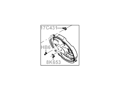 Ford GT Fan Motor - 4G7Z-8C607-BA