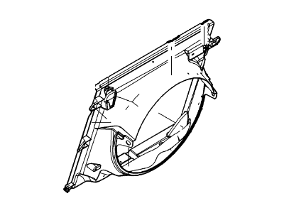 Ford F-250 Super Duty Fan Shroud - BC3Z-8146-J