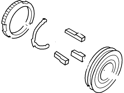 2010 Ford Escape Synchronizer Ring - 5L8Z-7124-AB