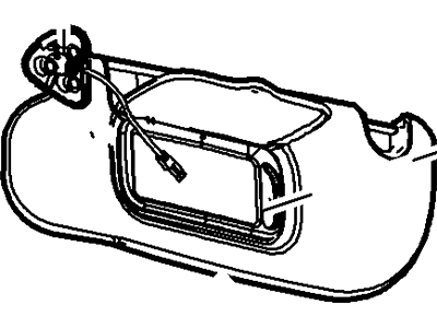 Ford 8W7Z-5404105-BC Sun Visor Assembly