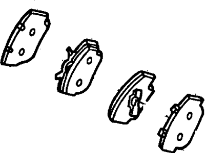 1998 Ford Taurus Brake Pads - F8OZ-2001-BA