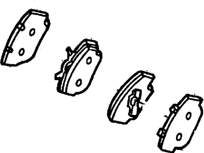 1995 Ford Taurus Brake Pads - F8OZ-2001-BA