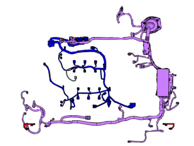 Ford DB5Z-14290-AE Wiring Assembly