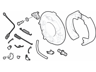 Ford FC4Z-2598-A Brake Assembly - Parking