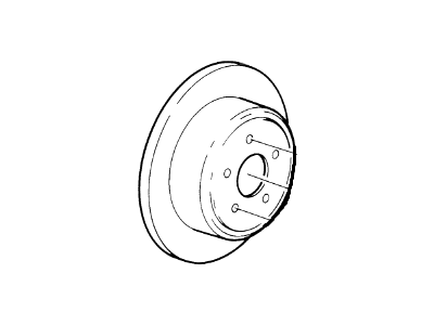 2003 Ford Windstar Brake Disc - F58Z-2C026-A