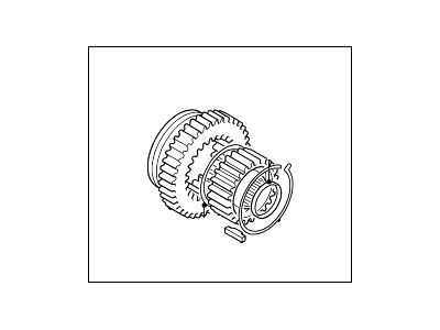 Ford YS4Z-7124-AC Synchronizer Assembly - 3rd And 4th Speed