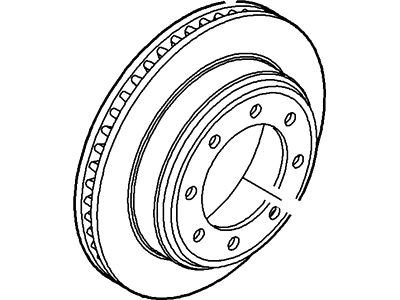 Ford E-150 Brake Disc - 9A8Z-2V026-A