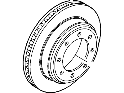 2017 Ford E-350/E-350 Super Duty Brake Disc - 8C2Z-2C026-A