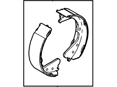 Ford Brake Shoe - 8C2Z-2648-A