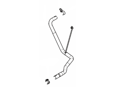 Mercury Mariner Cooling Hose - 8L8Z-18472-F