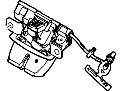 Ford BE8Z-5443150-A Tailgate Latch Assembly