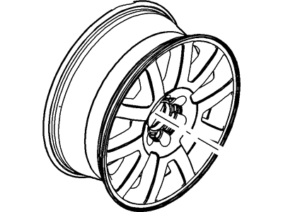 Ford 9L3Z-1007-G Wheel Assembly