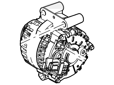 2004 Ford Focus Alternator - 98AZ-10346-FA