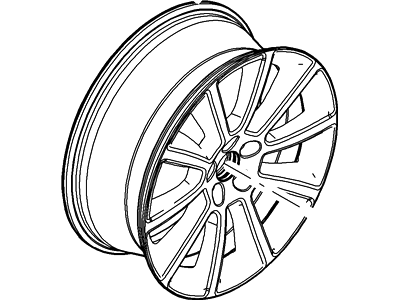 Ford BA8Z-1007-E Wheel Assembly