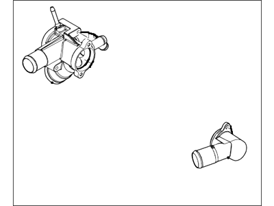 Lincoln Thermostat Housing - AT4Z-8A586-FA
