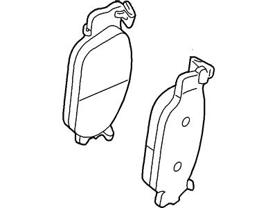 Ford XW4Z-2001-BA Kit - Brake Shoe