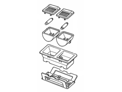 Ford F5VZ13776AAD Lamp Assembly Interior