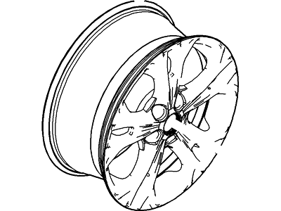 Ford BE5Z-1007-B Wheel Assembly