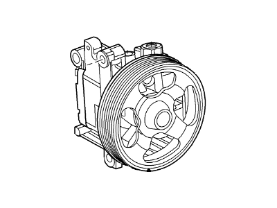 2009 Mercury Milan Power Steering Pump - 6E5Z-3A696-AB