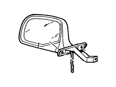 Ford Bronco Car Mirror - F2TZ-17683-B