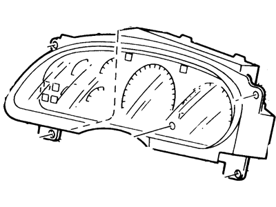 Ford Excursion Instrument Cluster - 4C3Z-10849-GB
