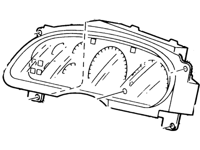 2000 Ford Excursion Speedometer - XC3Z-10849-KA