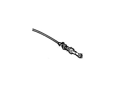 Ford E-250 Accelerator Cable - E4TZ-9A758-D