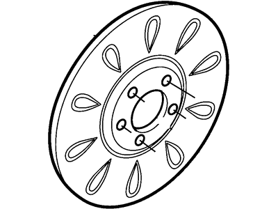 Mercury Grand Marquis Brake Backing Plate - F6AZ-2390-AA