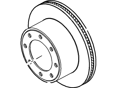 Ford DC3Z-2C026-A Rotor Assembly - Brake