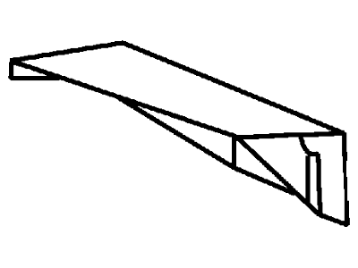 Ford 2M5Z-17D943-AA Bracket