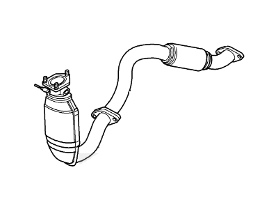 Ford 3S4Z-5E212-AB Catalytic Converter Assembly