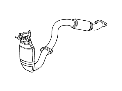 Ford 3S4Z-5E212-BB Catalytic Converter Assembly