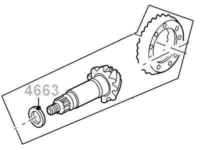 Ford 8L3Z-4209-N Gear And Pinion Assembly