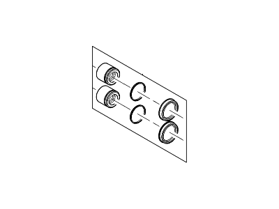 Ford 8L1Z-2B120-A Brake Caliper Assembly-Less Pads