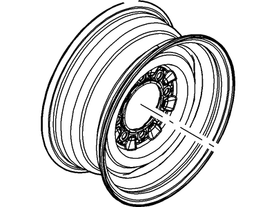 2022 Ford E-350/E-350 Super Duty Spare Wheel - 8C2Z-1015-E