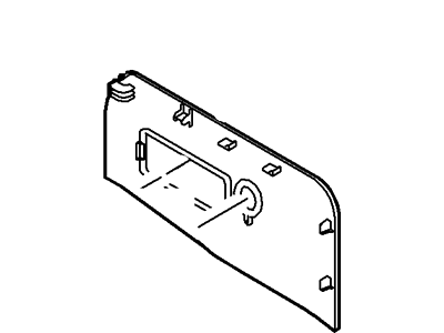 Ford 2L7Z-7804608-AAA Panel - Instrument