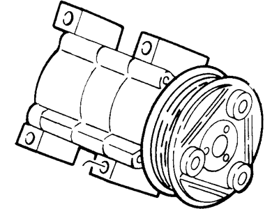 2003 Ford Taurus A/C Compressor - 4F1Z-19V703-BA