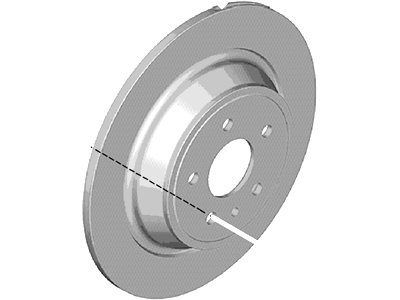 Ford DG9Z-2C026-D Rotor Assembly - Brake