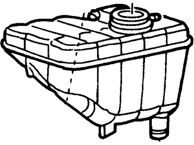 Ford 1W7Z-8A080-AA Tank Assembly - Radiator Overflow