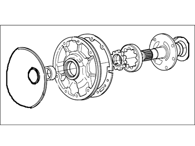 1997 Ford Aerostar Oil Pump - F5TZ-7A103-A