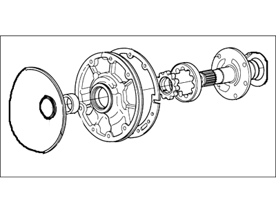 2003 Ford E-350/E-350 Super Duty Oil Pump - F4AZ-7A103-A