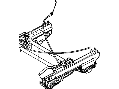 Ford BB5Z-78606A50-A Support - Rear Seat