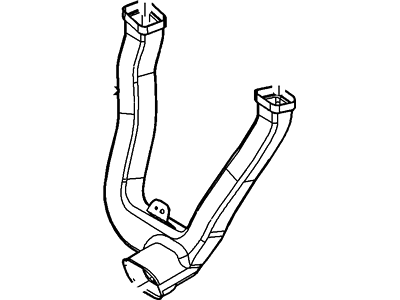 Ford 8G1Z-19B680-B Duct Assembly - Air Conditioner